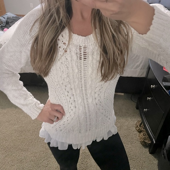 ❤️ American Rag white sweater - Picture 3 of 5